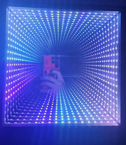 Custom Infinity Mirror + Insert | Change Colors and Effects | 3D Optical Illusion Tunnel Light