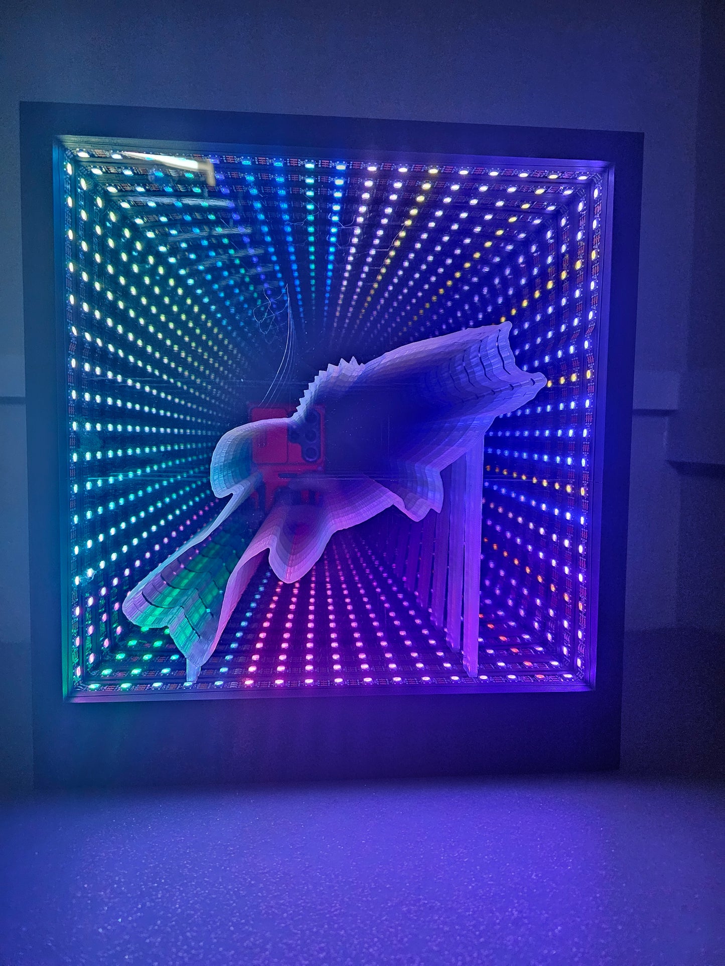 Custom Infinity Mirror + Insert | Change Colors and Effects | 3D Optical Illusion Tunnel Light