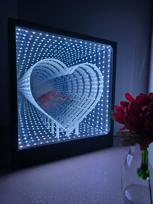 💘 Valentines Infinity Mirror + Insert 💘