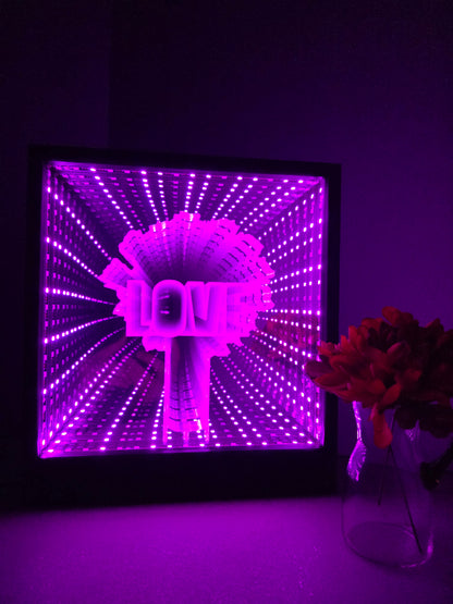 💘 Valentines Infinity Mirror + Insert 💘